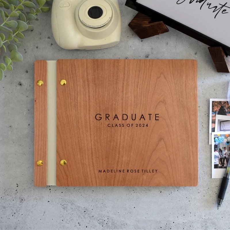 2024 Graduation Party Guest Book Graduate Photo Guest Book Album Personalized Graduation Gift