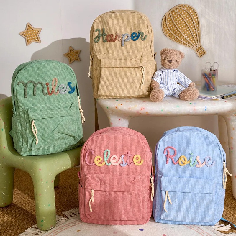 Personalized Kid Backpack With Name Back to School Gift For Kid