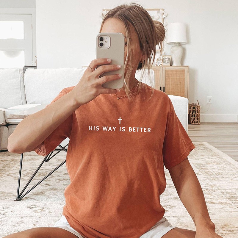 His Way Is Better Christian Shirt Minimalist Christian Faith Gift