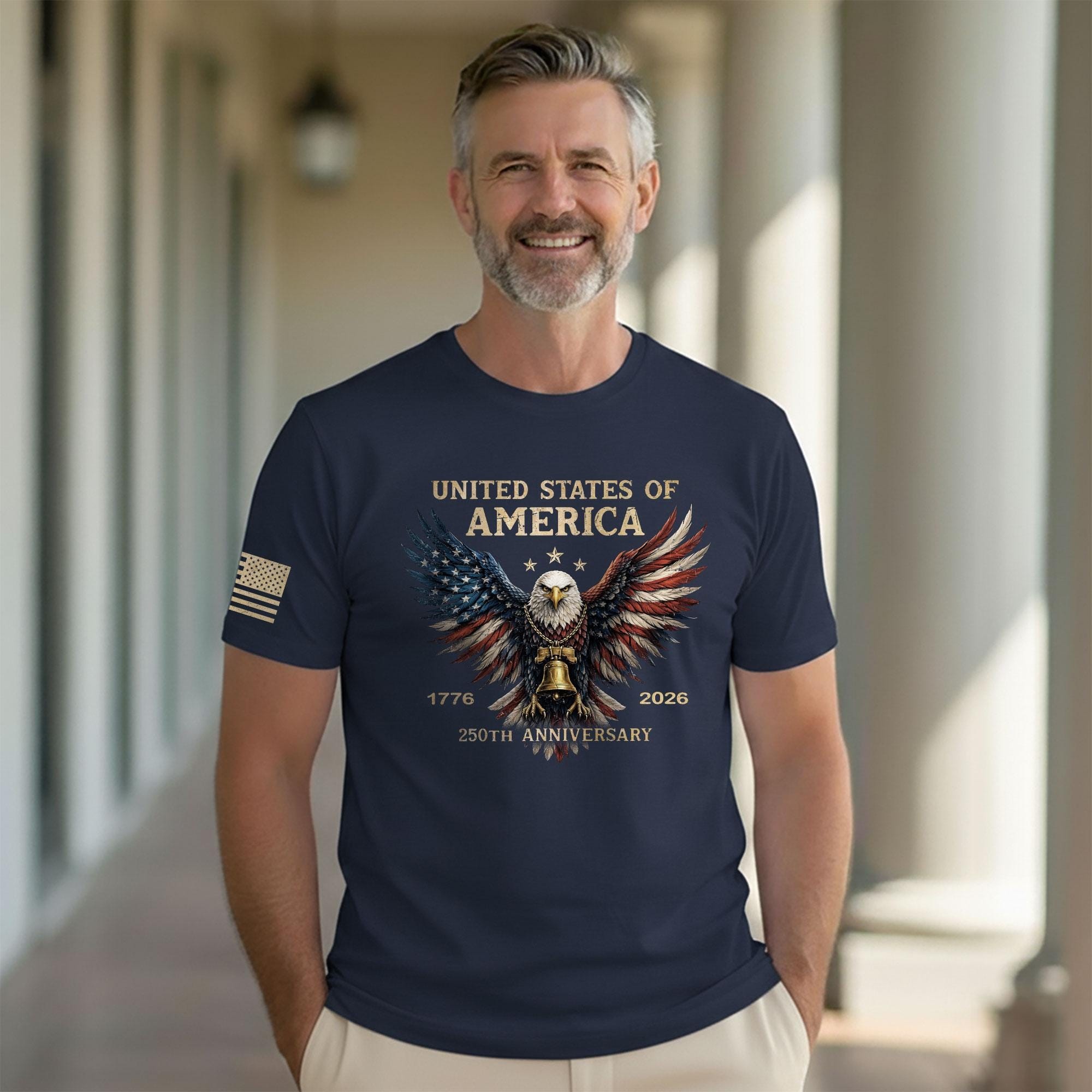 America 250 Shirt Patriotic 4th of July Tee