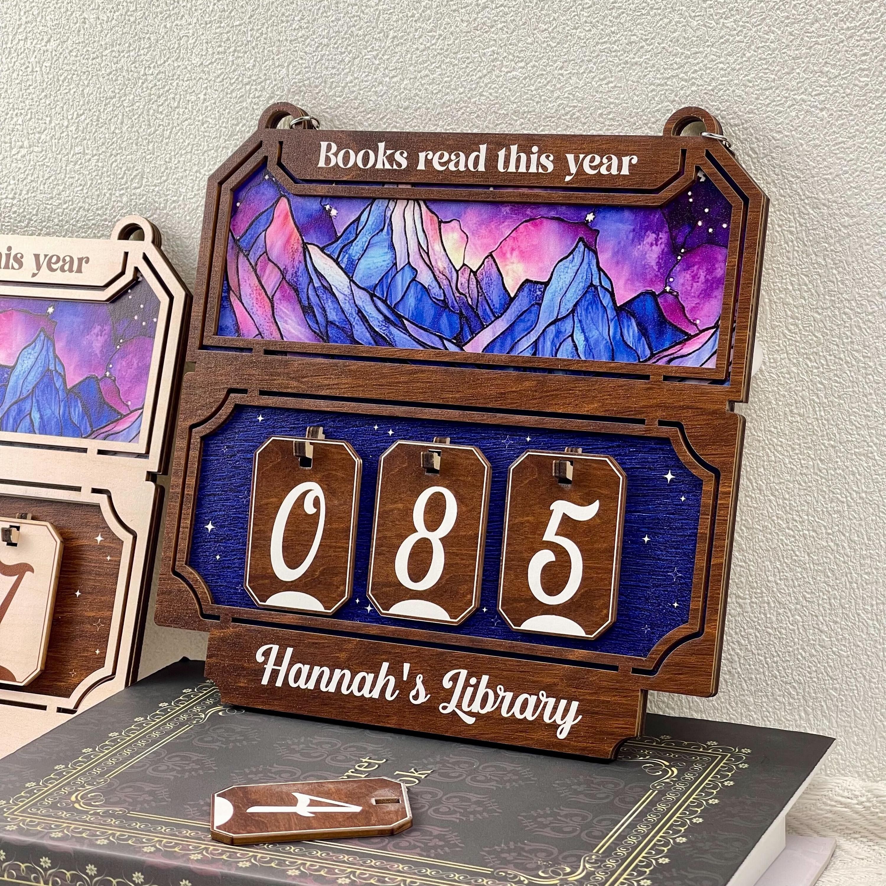 Custom Books Read Tracker with Names Perfect Gifts for Book Lovers Christmas Gift Ideas