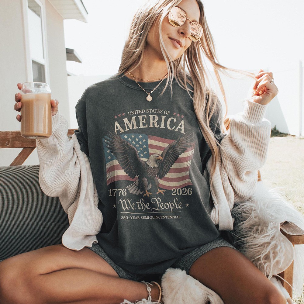 America 250 Shirt Patriotic 4th of July Tee