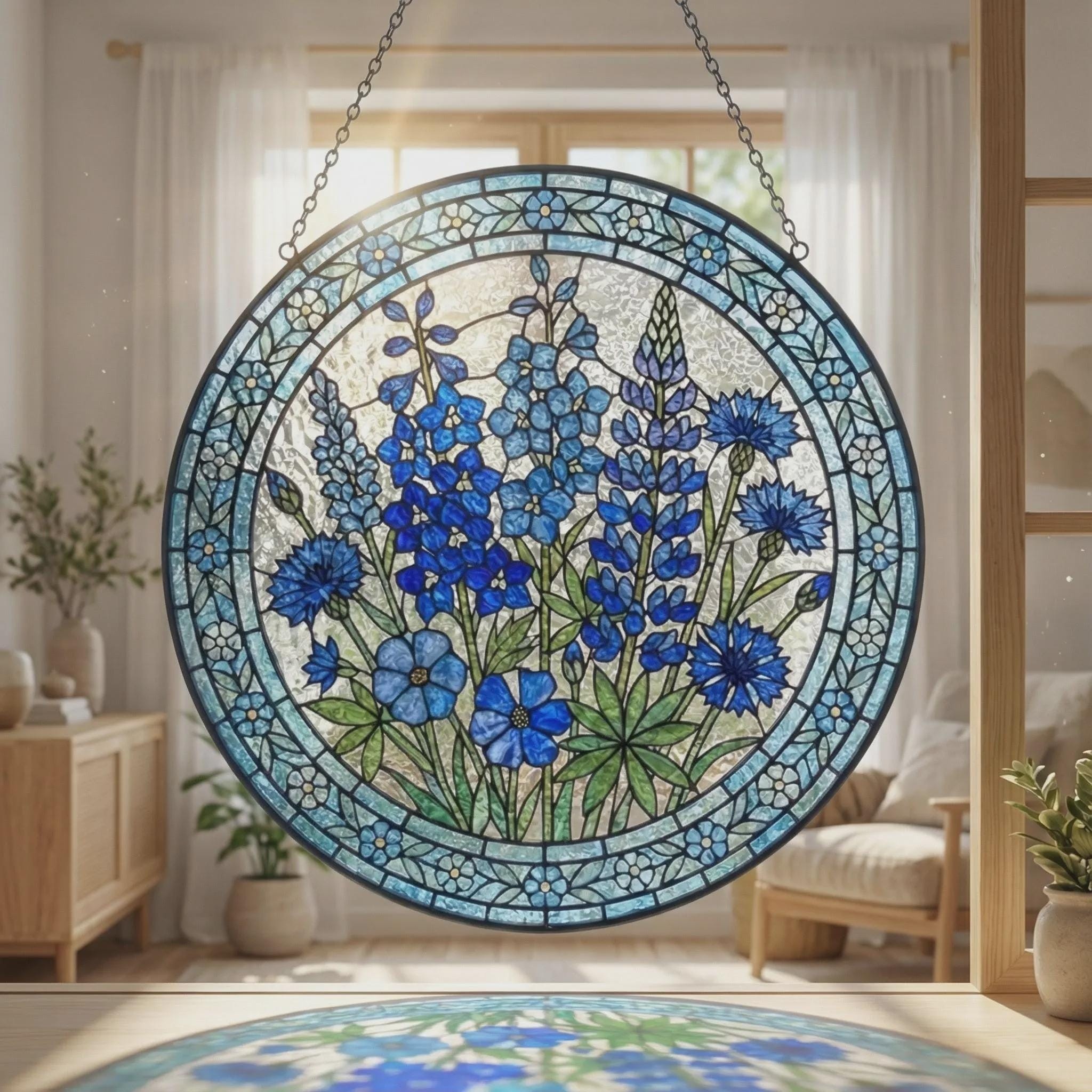 Personalized Birth Flower Suncatcher Keepsake Gifts for Grandma Mom Mother's Day Gift