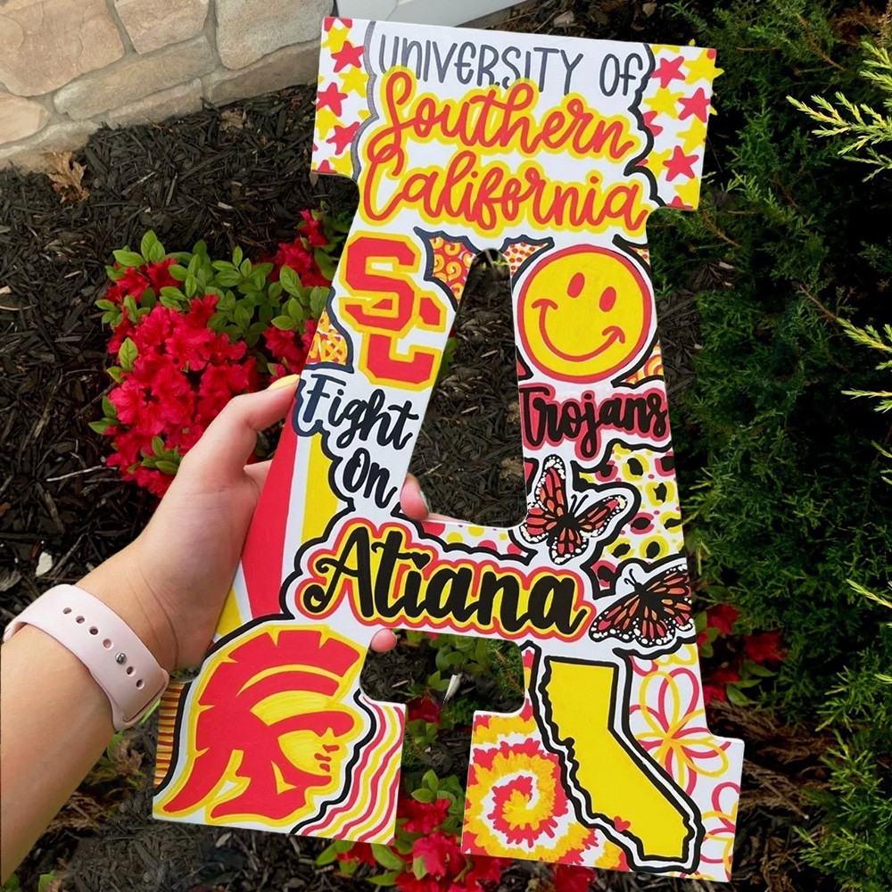 Personalized College Letters Graduation Gift Dorm Decor
