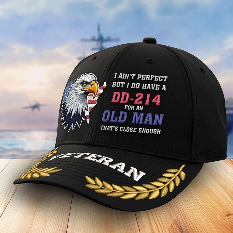 Embroidered Veteran Hats For Men DD214 Veterans Day Hat Veteran Gifts