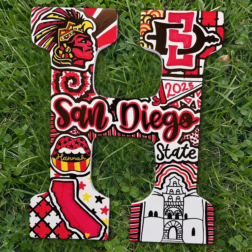 Personalized College Letters Graduation Gift Dorm Decor