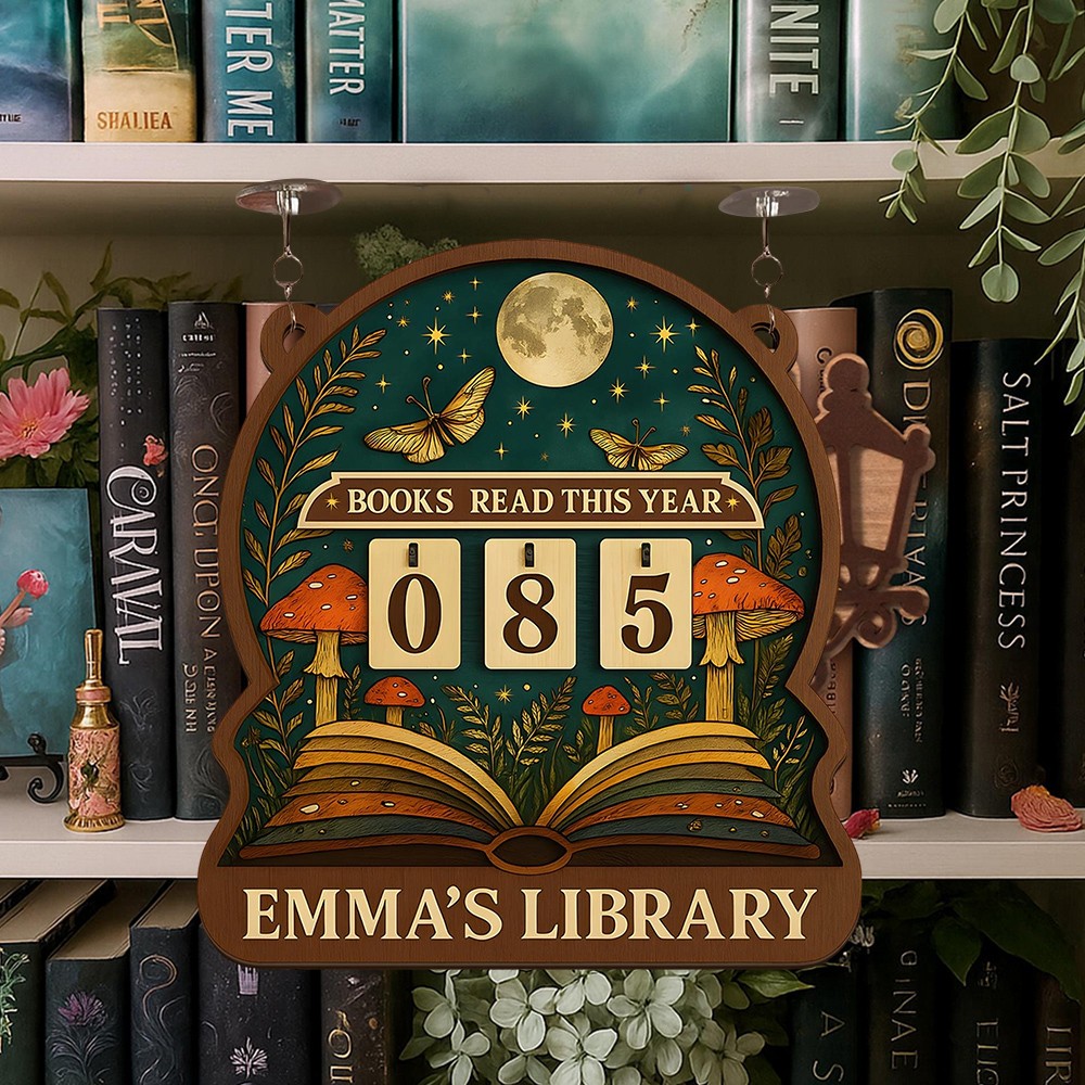 Custom Books Read Tracker with Names Perfect Gifts for Book Lovers Christmas Gift Ideas