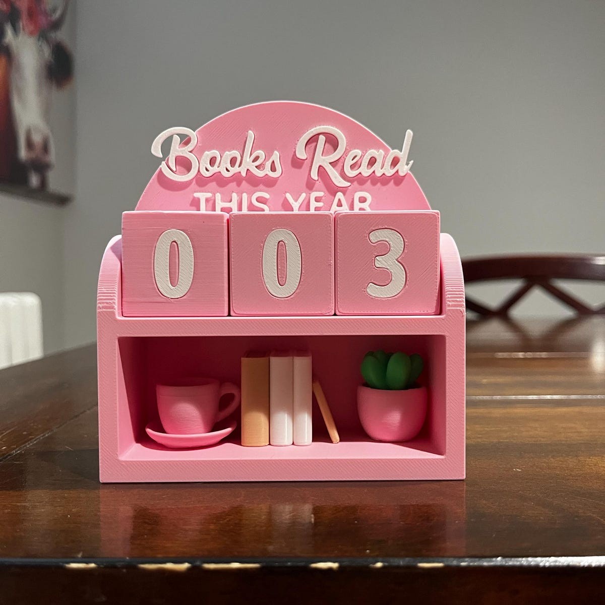Personalized Charming Bookshelf Counter Decor Unique Gifts for Book Lovers Valentine's Day Gift Ideas