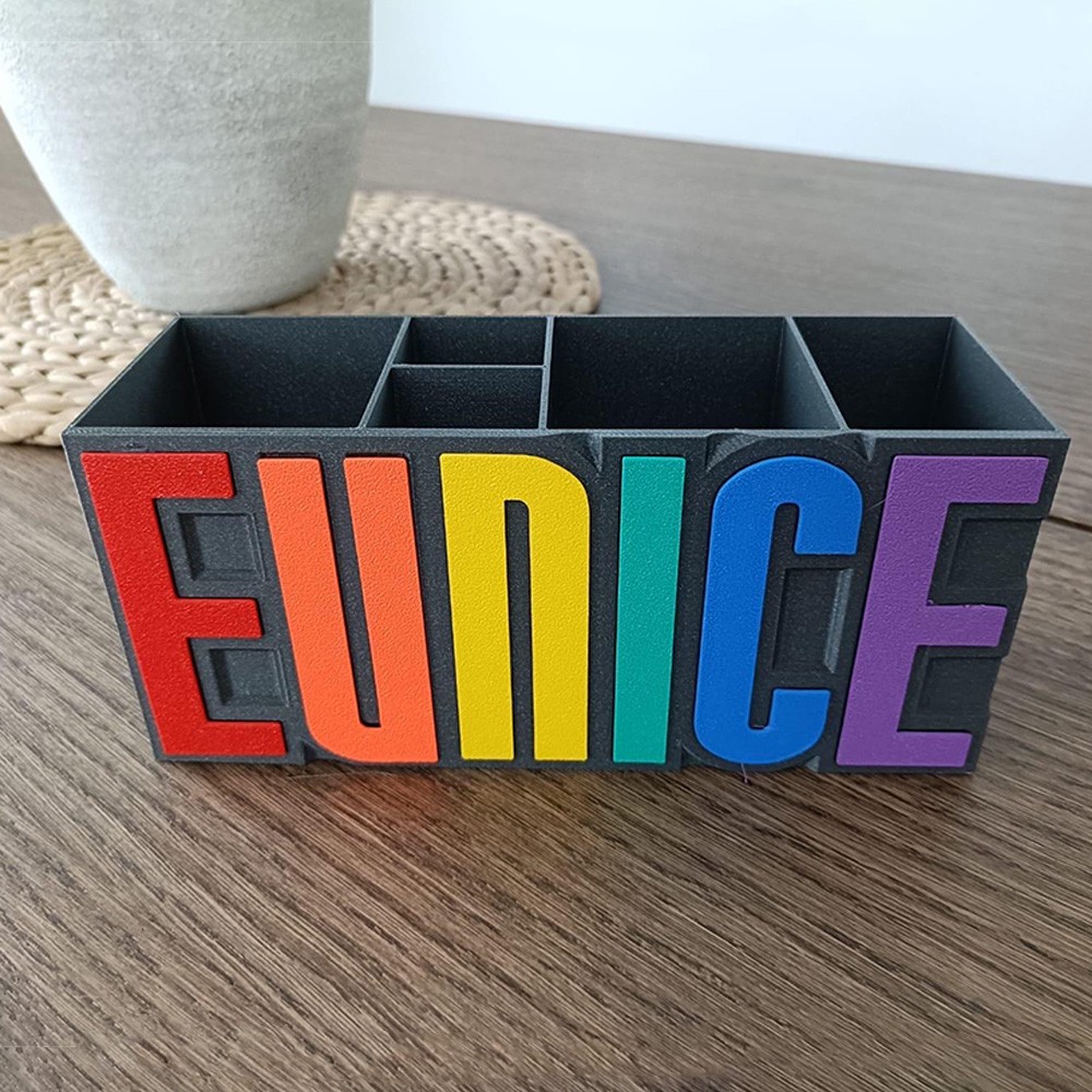 Personalized Name Pencil Holder Custom Desk Organizer for Kids Back to School Gift