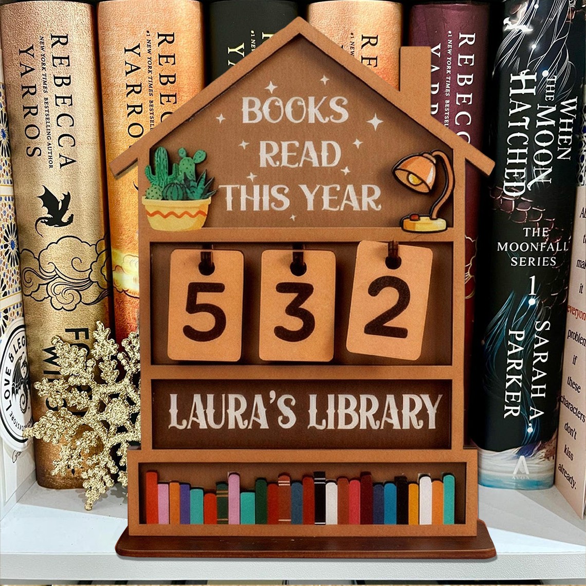 Custom Books Read Tracker with Names Perfect Gifts for Book Lovers Christmas Gift Ideas