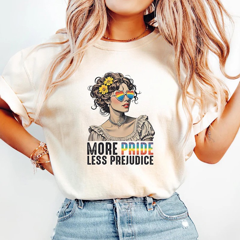 More Pride Less Prejudice Shirt Comfort Colors LGBTQ Shirt Pride Month Shirt