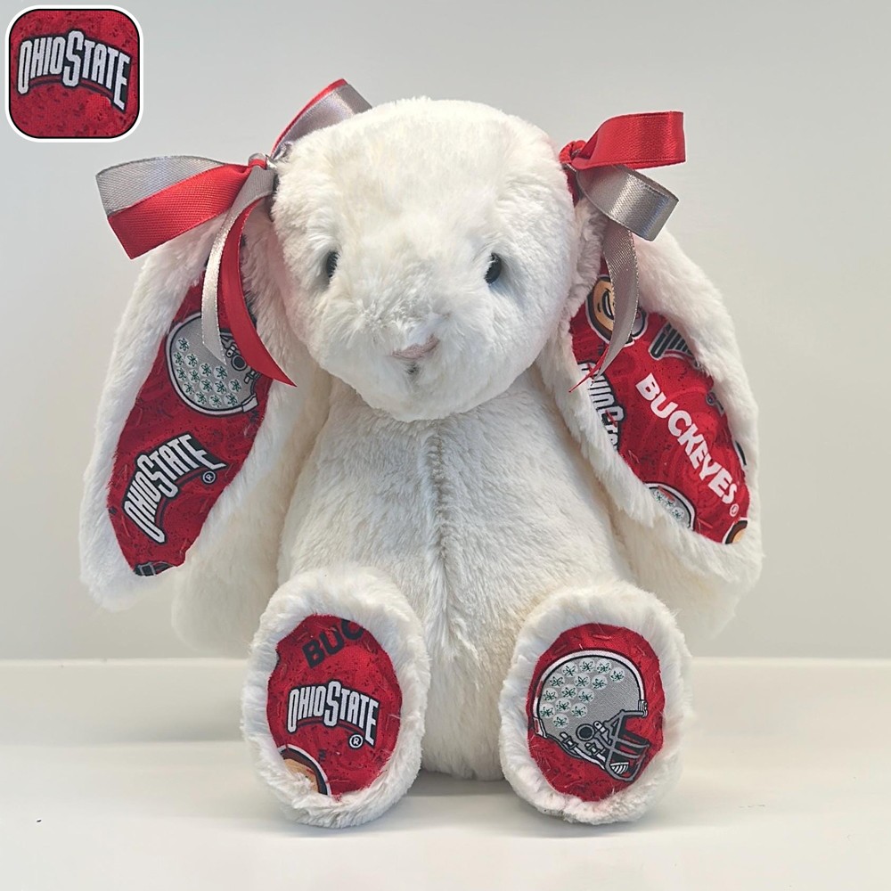 Ohio State University Custom Collegiate Bunny Perfect Gift for Students Grads