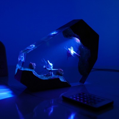 Resin Art Lamp For Game Lover Birthday Gift Christmas Gift