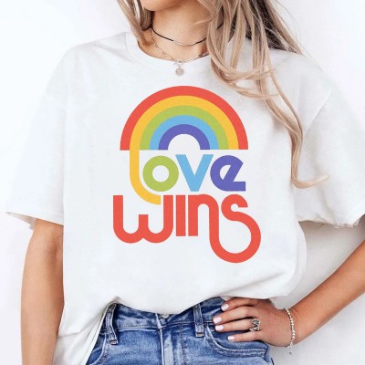 Love Wins Shirt Rainbow Pride Shirt LGBT Shirt Pride Month Shirt