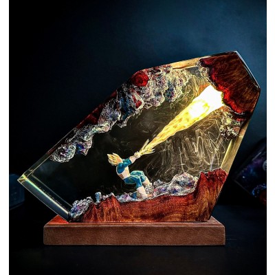 Resin Art Lamp For Anime Lover Birthday Gift Christmas Gift