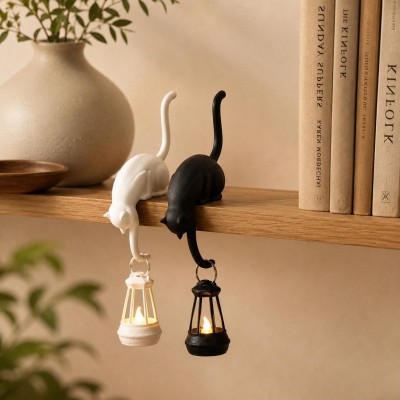 Bookshelf Lantern LED Night Light Mini Library Lamp Cozy Fantasy Book Nook Decor Gift for Book Lovers