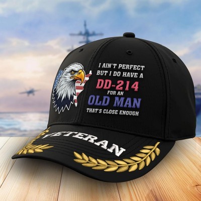Embroidered Veteran Hats For Men DD214 Veterans Day Hat Veteran Gifts