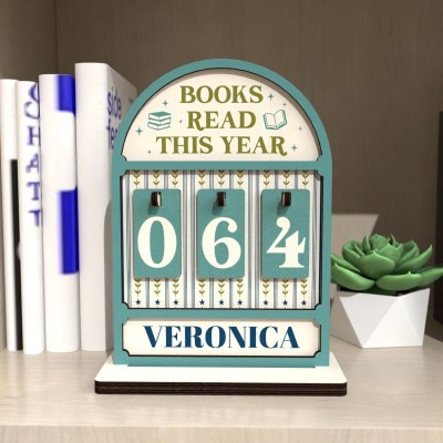 Custom Books Read Tracker with Names Unique Gifts for Book Lovers Christmas Gift Ideas
