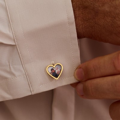 Custom Photo Cufflinks for Men Custom Cufflinks for Weddings Groomsmen and Special Gifts