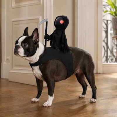 Funny Halloween Pet Costume Cute Scary Dog Cat Cosplay Outfit for Small Medium Pets Halloween Gift Idea for Pet Lovers