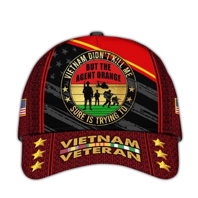Vietnam Veteran Hats For Men Vetetans Day Gift