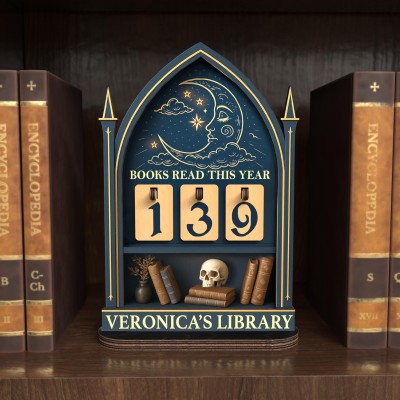 Custom Books Read Tracker with Names Unique Gifts for Book Lovers Christmas Gift Ideas