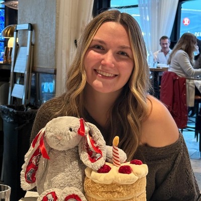 Custom Collegiate Bunny: College Graduation, Gift for Students, Fans and Alumni