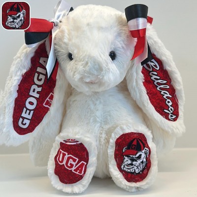 University of Georgia Custom Collegiate Bunny Perfect Gift for Students Grads