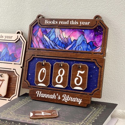 Custom Books Read Tracker with Names Perfect Gifts for Book Lovers Christmas Gift Ideas