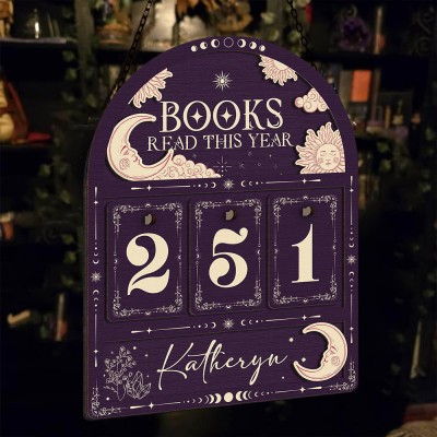 Custom Books Read Tracker with Names Perfect Gifts for Book Lovers Christmas Gift Ideas