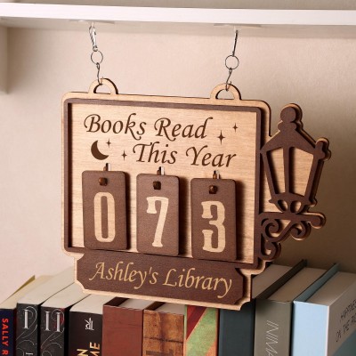 Personalized Books Read Tracker with Names Unique Gifts for Book Lovers Christmas Gift Ideas
