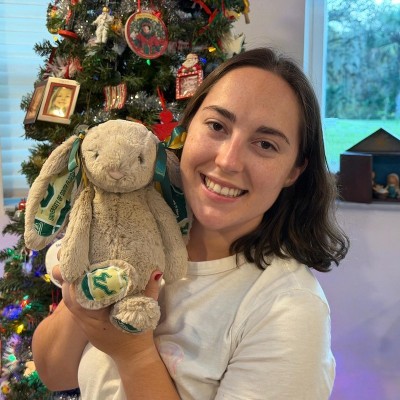 Custom Collegiate Bunny: College Graduation, Gift for Students, Fans and Alumni